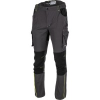 PANTALON LUCRU SLIM-FIT-ELASTIC CONFORTABIL / GRI - 2XL