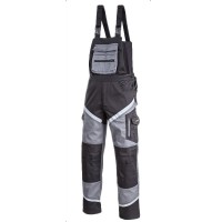 SALOPETA LUCRU GROASA PREMIUM NEGRU-GRI - 2XL/H-188