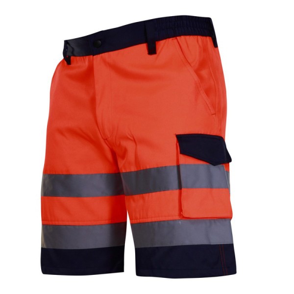 PANTALON REFLECTORIZANT SCURT / PORTOCALIU - M