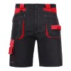 PANTALON LUCRU BUMBAC SCURT / NEGRU - L/H-176