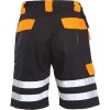 PANTALON SCURT CU REFLECTORIZANT NEGRU-PORTOCALIU - L PANTALON SCURT CU REFLECTORIZANT NEGRU-PORTOCALIU - L