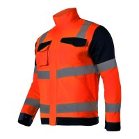 JACHETA REFLECTORIZANTA PREMIUM / PORTOCALIU - 2XL