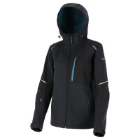 JACHETA ELASTICA CU GLUGA (DAMA) / NEGRU - 2XL