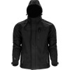 JACHETA ELASTICA CAPTUSITA CU GLUGA / NEGRU - L