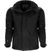 JACHETA ELASTICA CAPTUSITA CU GLUGA / NEGRU - L