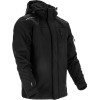 JACHETA ELASTICA CAPTUSITA CU GLUGA / NEGRU - L