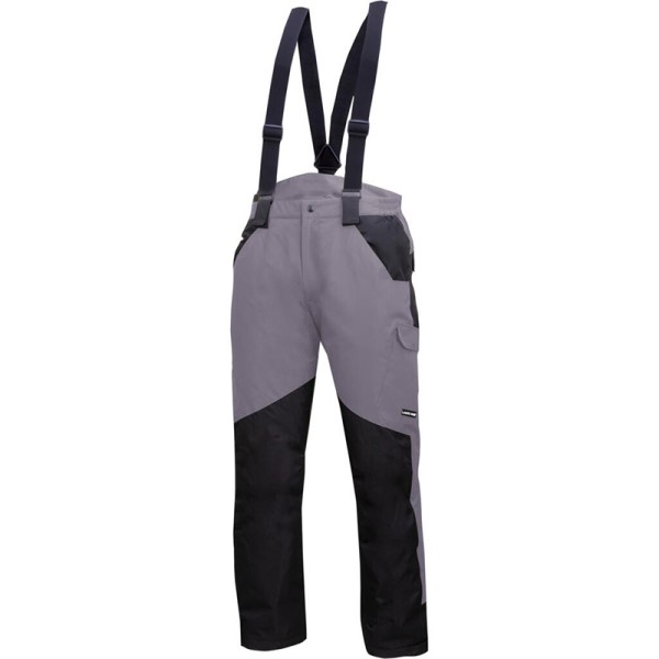 PANTALON MULTIFUNCTIONAL CU BRETELE / GRI - S