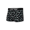 SET 3 BOXERI BARBATI CU MODEL NEGRU-GRI-ROSU - M SET 3 BOXERI BARBATI CU MODEL NEGRU-GRI-ROSU - M