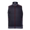 VESTA MATLASATA / NEGRU-GRI - 3XL