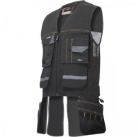 VESTA LUCRU CU TEACA ADITIONALA / NEGRU - 2XL