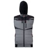 VESTA CAPTUSITA CU GLUGA / NEGRU-GRI - 3XL