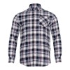 CAMASA FLANEL CU CAROURI GROASA / GRI - 2XL/H-188