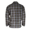 CAMASA FLANEL CU CAROURI GROASA / GRI - S