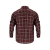 CAMASA FLANEL CU CAROURI DUNGATE / BORDO - M