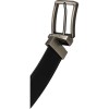 CUREA PIELE NATURALA REVERSIBILA / NEGRU-MARO / 100CM