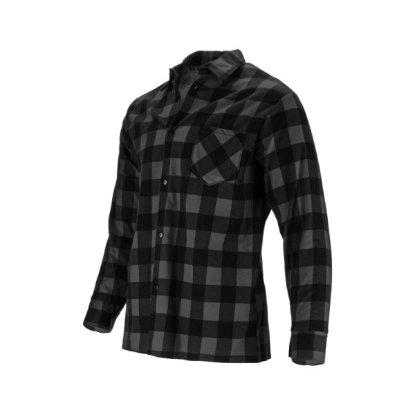 CAMASA FLANEL CU CAROURI / GRI - 2XL