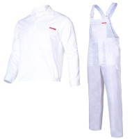COSTUM LUCRU SUBTIRE / ALB - 2XL/H-182