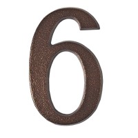 SEMN CIFRA CU SURUB FIXARE - 200MM / BRONZ-ANTIC / 1