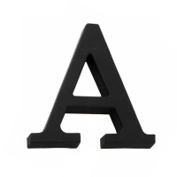 SEMN LITERA CU LOCAS FIXARE - 95MM / NEGRU-ANTIC / B