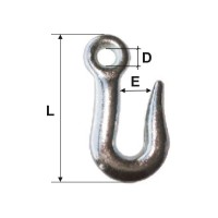 Cârlig zincat 10mm, 12.5mm, 18mm pentru asamblare - rezistent și fiabil