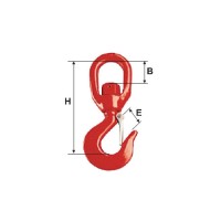 Cârlig zincat securizat rotativ 1000kg - 33mm/24mm pentru asamblare