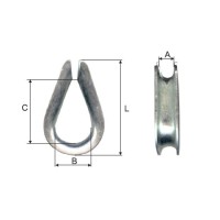 Rodantă zincată 12mm, 28x45x64mm - accesorii de fixare pentru asamblare