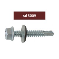 SURUBURI PERFORATOARE RAL3009-ROSU 4.8X20MM, 250/SET