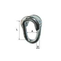 Inel zincat pentru final 6mm, 12x33mm - articulatii durabile pentru asamblare