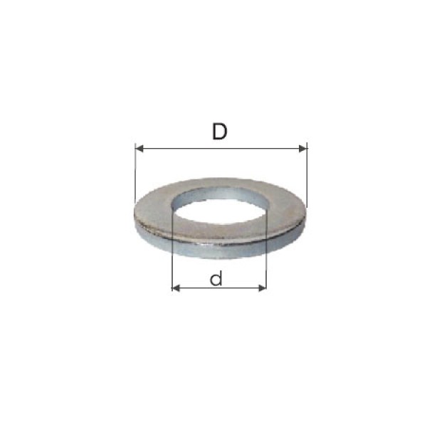 Saibe zincate m27, 28.1/50.0mm, 30/set pentru asamblare