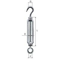 Intinzator inel 10mm - intinzator inel 14/14mmx130mm pentru lanturi si cabluri