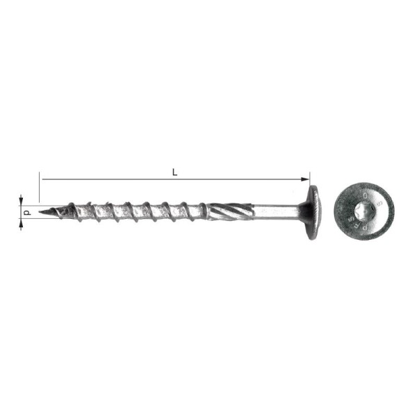 SURUBURI CU CAP TORX TORBANTE T40 8X300MM, 50/SET SURUBURI CU CAP TORX TORBANTE T40 8X300MM, 50/SET