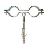 Colier fixare țeavă dublă 1/2" - reglaj 20-23mm, impachetare 1