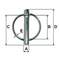 Siguranță bolt cu inel 10.0x56mm, 3.5x36.5mm, 45mm - asamblare eficientă