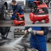 Compresor aer cu ulei 1500w, 8 bar, 169 l/min, rezervor 24l