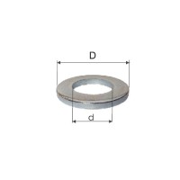 Saibe zincate inguste m5, 500/set - set de saibe pentru asamblare