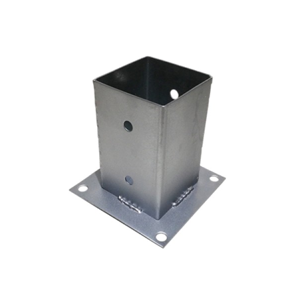 Suport bază stâlp 101x150x150mm - conectori lemn de 2mm Suport bază stâlp 101x150x150mm - conectori lemn de 2mm