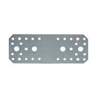 Placa perforată 2.5/170x65mm pentru asamblare - conectori lemn Placa perforată 2.5/170x65mm pentru asamblare - conectori lemn