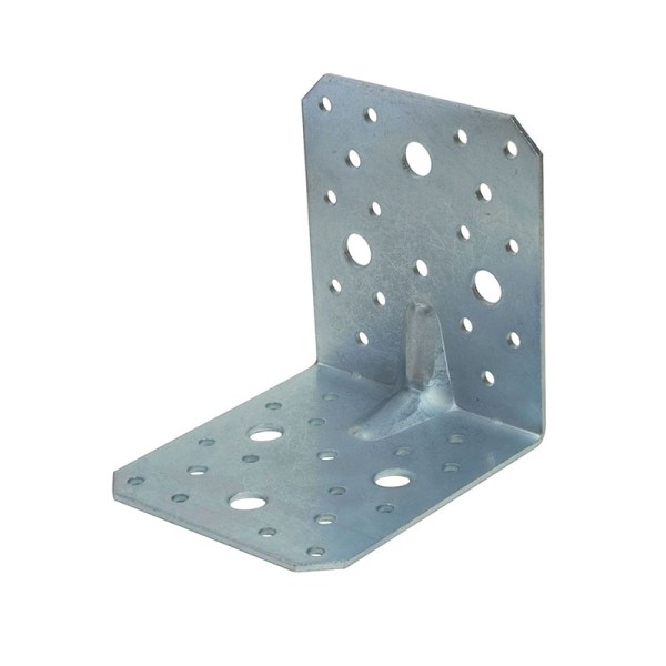 Coltar metalic ranforsat 2.5/100x100x90mm pentru asamblare durabilă