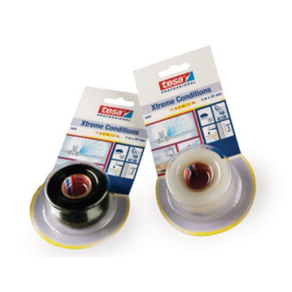Banda adeziva reparare extrema 25mm/3m - transparent, rezistentă la temperaturi extremă