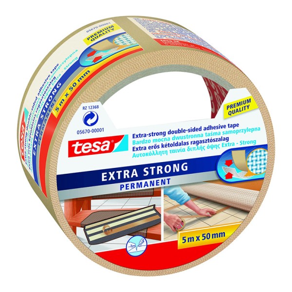 BANDA DUBLUADEZIVA MONTARE EXTREMA 50MM / 5M