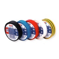 Banda adeziva izolatoare 19mm x 20m - galben/verde, greu inflamabil