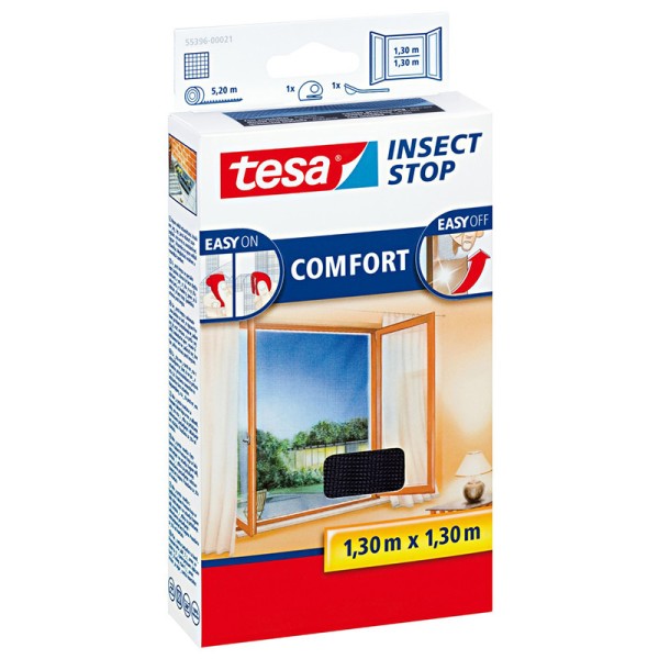 PLASA INSECTE PENTRU GEAM - 130X130CM / NEGRU