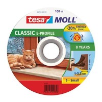 Profil etansare rola tip-e 9mm x 100m alb - rezistent la vreme