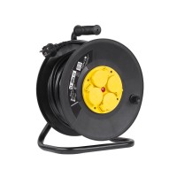 Prelungitor cu tambur 25m - 4 prize, 3x1.5mm², ip44