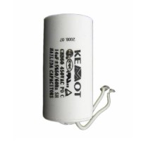 Condensator motor cu fir conector 14.00uf 450v pentru aplicații electrice