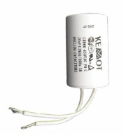 Condensator motor cu fir conector 20.00uf/450v pentru aplicatii electrice