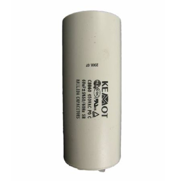 Condensator motor cu șurub conector 60uf/450v - eficiență și fiabilitate