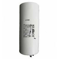 Condensator motor cu surub conector 100uf / 450v pentru aplicatii electrice