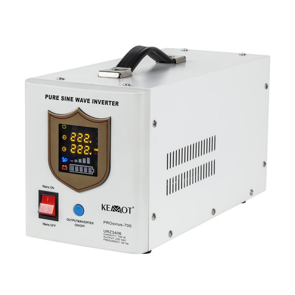 UPS CU SINUS PUR - 12V / 700W / ALB