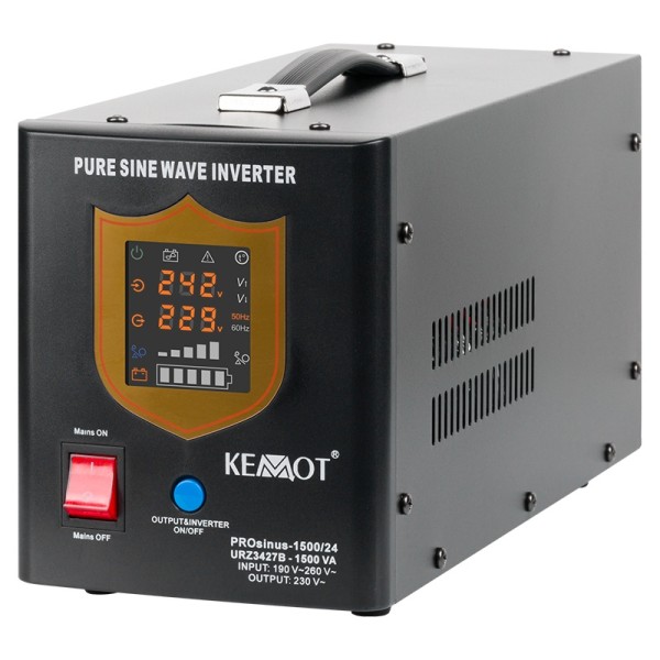 UPS CU SINUS PUR - 24V / 1050W / NEGRU UPS CU SINUS PUR - 24V / 1050W / NEGRU